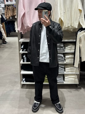 「アイテム（キャスケット）」を使った、hiroさん（メンズ・165cm）の秋コーディネート