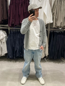 「アイテム（帽子）」を使った、hiroさん（メンズ・165cm・50代）の秋コーディネート