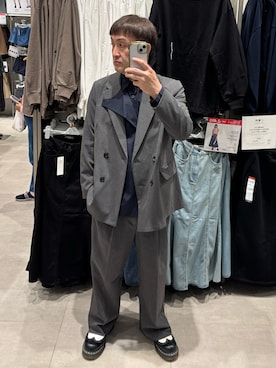 「アイテム（ドレスシューズ）」を使った、hiroさん（メンズ・165cm・50代）の秋コーディネート