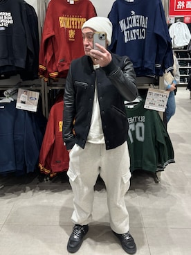 「アイテム（その他アウター）」を使った、hiroさん（メンズ・165cm）の冬コーディネート