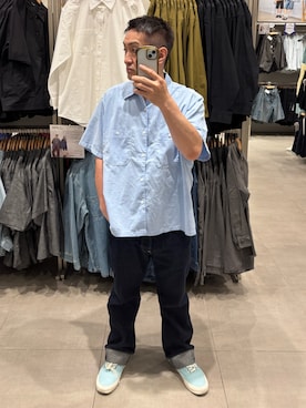 「EDWIN（エドウィン）のアイテム」を使った、hiroさん（メンズ・165cm）の夏コーディネート