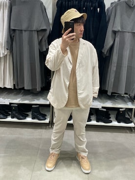 「アイテム（テーラードジャケット）」を使った、hiroさん（メンズ・165cm）の秋コーディネート