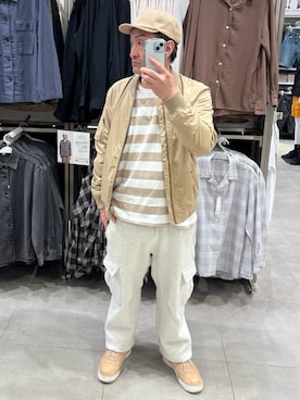 「アイテム（帽子）」を使った、hiroさん（メンズ・165cm・50代）の冬コーディネート