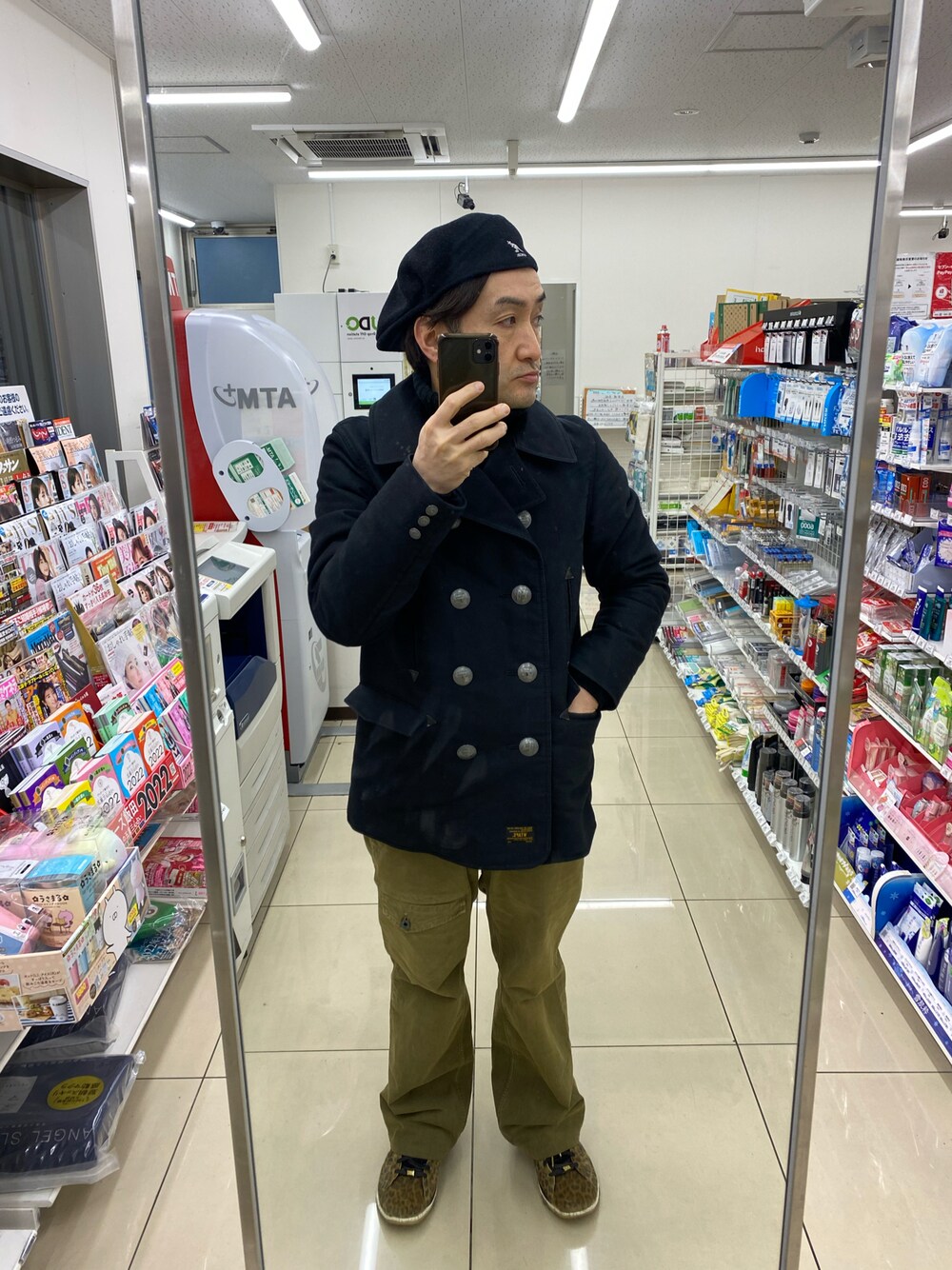WTAPS ネイビー　ピーコート WTAPSのピーコートを使った人気ファッションコーディネート - WEAR