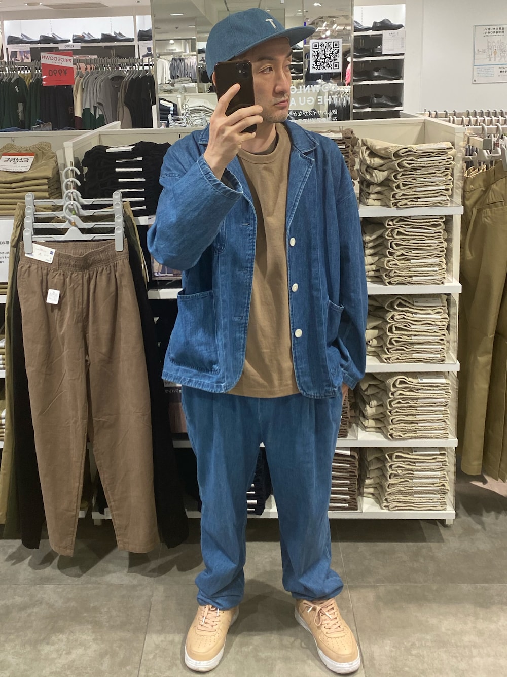 【新品未使用】FREAK’S STORE シェフセットアップ シベージュ 3560000014785_006003_d00007.jpg