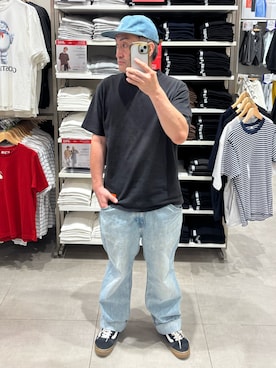 「UNIVERSAL OVERALL（ユニバーサルオーバーオール）のアイテム」を使った、hiroさん（メンズ・165cm）の秋コーディネート