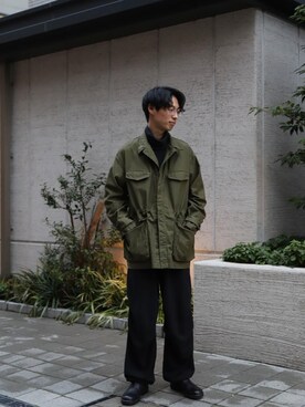 「marka（マーカ）のアイテム（ジャケット/アウター）」を使った、MASAさん（メンズ・175cm）の冬コーディネート