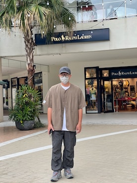 「B-SIDE（ビーサイド）のアイテム」を使った、 p.y.wen🇹🇼さん（メンズ・176cm）の夏コーディネート