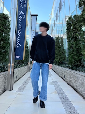「Acne Studios（アクネストゥディオズ）のアイテム（スウェット）」を使った、Daiさん（メンズ・171cm）の冬コーディネート