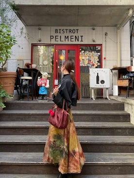 「Ameri（アメリ）のアイテム」を使った、sさん（レディース・165cm）の冬コーディネート