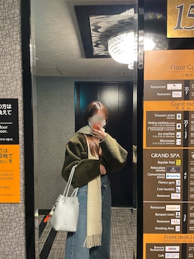 「Ameri（アメリ）のアイテム」を使った、sさん（レディース・165cm）の冬コーディネート