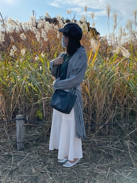 「one way（ワンウェイ）のアイテム（ジャケット/アウター）」を使った、モさん（レディース・154cm）の春コーディネート