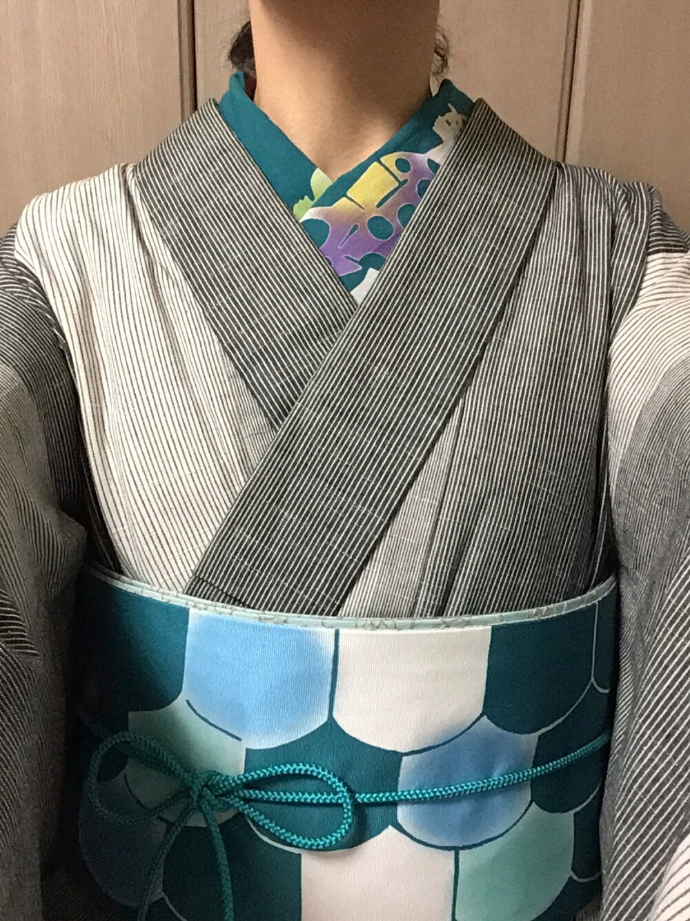 SOU•SOU キモノ袖 デザイン コート ガウン ウエストベルト N1475 SOU