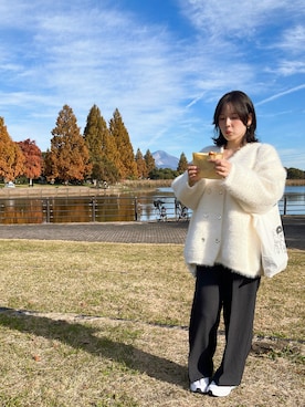 「アイテム（ニット/セーター）」を使った、しょーたさん（メンズ・164cm・30代）の秋コーディネート