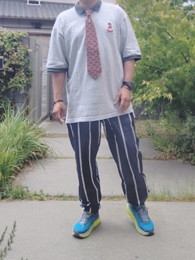 「BURBERRY（バーバリー）のアイテム」を使った、Daniel.Yさん（メンズ・175cm）の春コーディネート