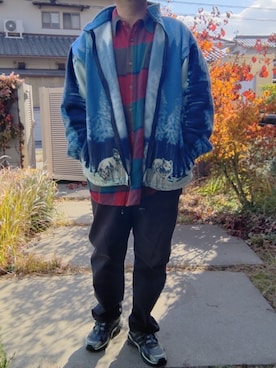 「アイテム（カバーオール）」を使った、Daniel.Yさん（メンズ・175cm）の冬コーディネート