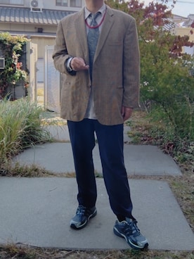 「アイテム（フォーマルスーツ/小物）」を使った、Daniel.Yさん（メンズ・175cm）の秋コーディネート