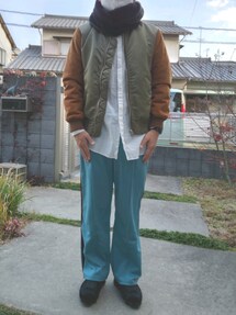 ミスタージェントルマン　スタジャンマフラー Mr.GENTLEMAN(ミスタージェントルマン) / リバーシブル