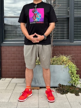 「アイテム（ソックス/靴下）」を使った、Daniel.Yさん（メンズ・175cm）の夏コーディネート