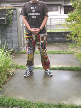 「doublet（ダブレット）のアイテム（スニーカー）」を使った、Daniel.Yさん（メンズ・175cm）の夏コーディネート