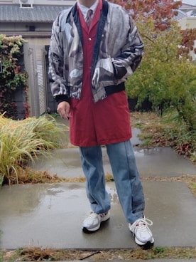 「アイテム（ネクタイ）」を使った、Daniel.Yさん（メンズ・175cm）の秋コーディネート