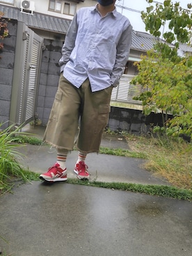 「doublet（ダブレット）のアイテム（カーゴパンツ）」を使った、Daniel.Yさん（メンズ・175cm）の夏コーディネート