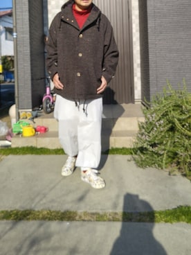 「yoko sakamoto（ヨーコサカモト）のアイテム（マウンテンパーカー）」を使った、Daniel.Yさん（メンズ・175cm）の冬コーディネート