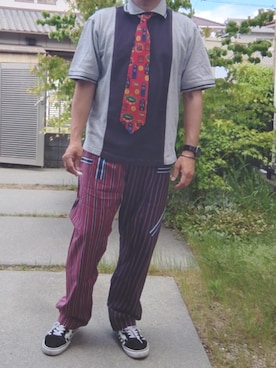 「NUMBER (N)INE（ナンバーナイン）のアイテム」を使った、Daniel.Yさん（メンズ・175cm）の夏コーディネート