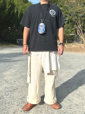 「MIHARAYASUHIRO（ミハラヤスヒロ）のアイテム」を使った、Daniel.Yさん（メンズ・175cm）の夏コーディネート
