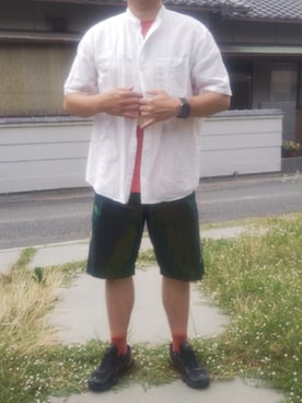 「アイテム（シャツ/ブラウス）」を使った、Daniel.Yさん（メンズ・175cm）の夏コーディネート