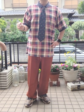「doublet（ダブレット）のアイテム」を使った、Daniel.Yさん（メンズ・175cm）の春コーディネート