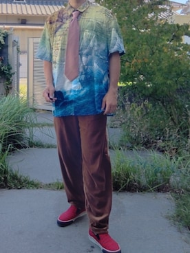 「BURBERRY（バーバリー）のアイテム」を使った、Daniel.Yさん（メンズ・175cm）の秋コーディネート