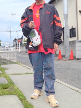 「VINTAGE（ヴィンテージ）のアイテム（パンツ）」を使った、Daniel.Yさん（メンズ・175cm）の春コーディネート