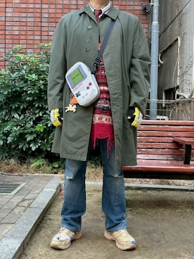 「ASICS（アシックス）のアイテム」を使った、Daniel.Yさん（メンズ・175cm）の冬コーディネート