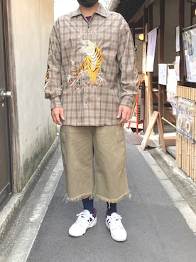 「doublet（ダブレット）のアイテム（パンツ）」を使った、Daniel.Yさん（メンズ・175cm）の春コーディネート