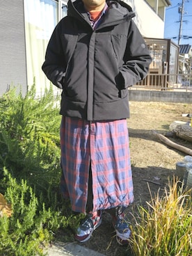 「チェック柄に恋してる」｜「アイテム（チノパンツ）」を使った、Daniel.Yさん（メンズ・175cm）の冬コーディネート