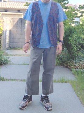 「doublet（ダブレット）のアイテム」を使った、Daniel.Yさん（メンズ・175cm）の春コーディネート