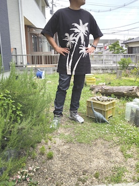 「ANEI（アーネイ）のアイテム」を使った、Daniel.Yさん（メンズ・175cm）の夏コーディネート