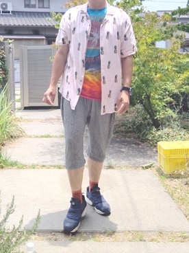 「MIHARAYASUHIRO（ミハラヤスヒロ）のアイテム」を使った、Daniel.Yさん（メンズ・175cm）の夏コーディネート