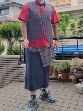 「アイテム（ネクタイ）」を使った、Daniel.Yさん（メンズ・175cm）の夏コーディネート