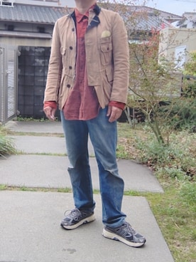 「Levi's（リーバイス）のアイテム（デニムパンツ、ブルー系）」を使った、Daniel.Yさん（メンズ・175cm）の春コーディネート