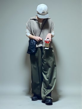 「アイテム（帽子）」を使った、sweet_candyさん（レディース・156cm）の秋コーディネート