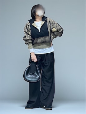 「アイテム（ハンドバッグ）」を使った、sc___dyさん（レディース・156cm）の秋コーディネート