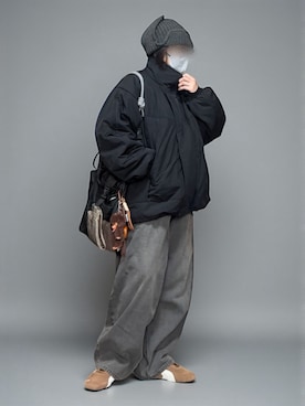 「ReqHatter（レックハッター）のアイテム」を使った、sc___dyさん（レディース・156cm）の冬コーディネート