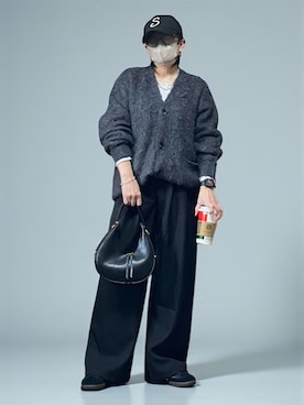 「アイテム（デジタル腕時計）」を使った、sc___dyさん（レディース・156cm）の秋コーディネート