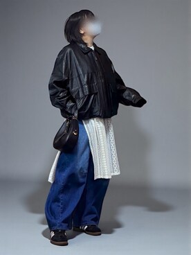 「OZOC（オゾック）のアイテム」を使った、sc___dyさん（レディース・156cm）の冬コーディネート