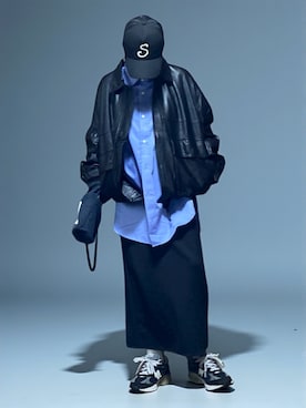 「アイテム（スカート）」を使った、sc___dyさん（レディース・156cm）の秋コーディネート
