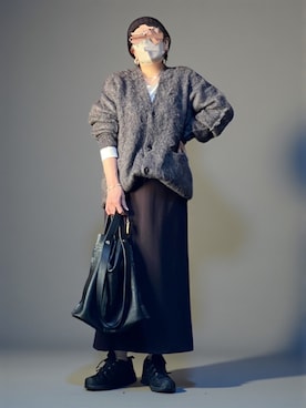 「アイテム（トートバッグ）」を使った、sc___dyさん（レディース・156cm）の秋コーディネート