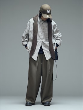 「アイテム（マフラー）」を使った、sc___dyさん（レディース・156cm）の秋コーディネート