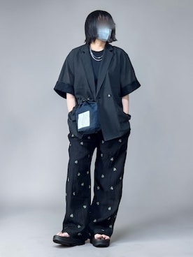 「anq.（アンク）のアイテム」を使った、sc___dyさん（レディース・156cm）の夏コーディネート